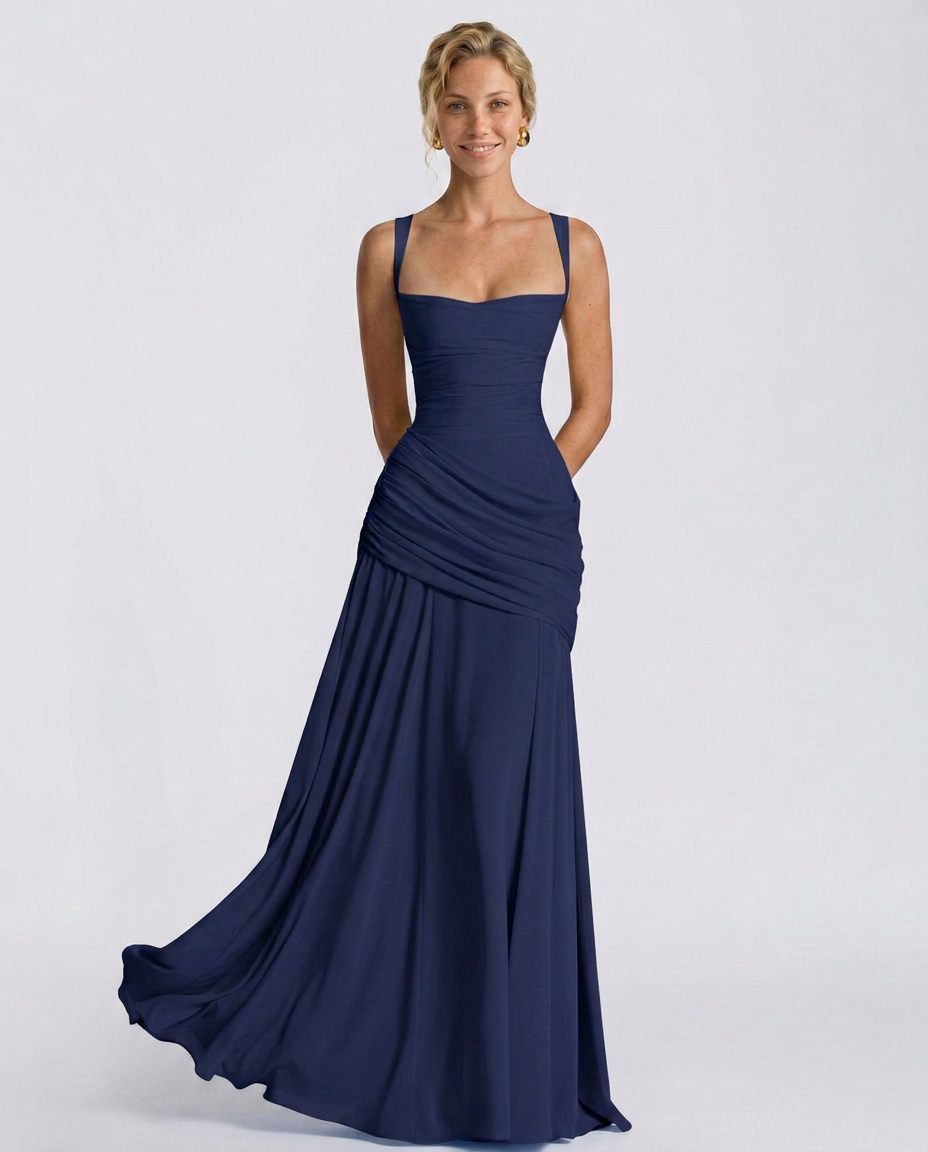 EVIE | Off Shoulder Flowy Maxi Dress