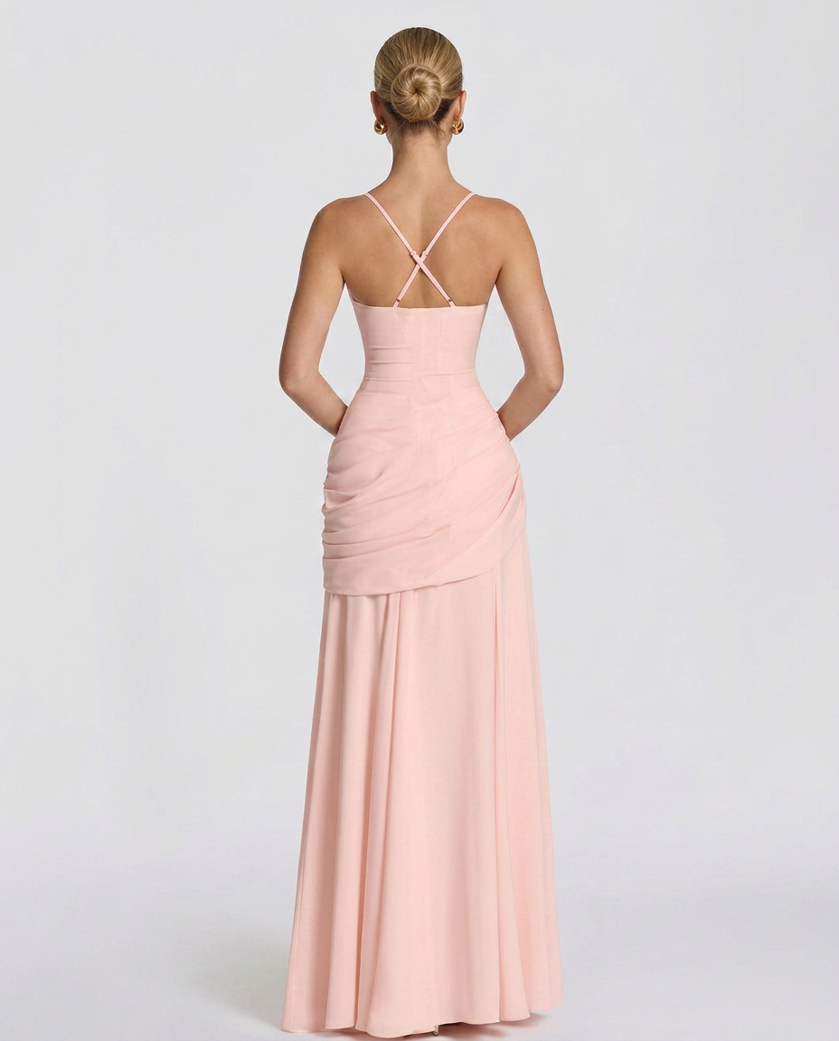 EVIE | Off Shoulder Flowy Maxi Dress