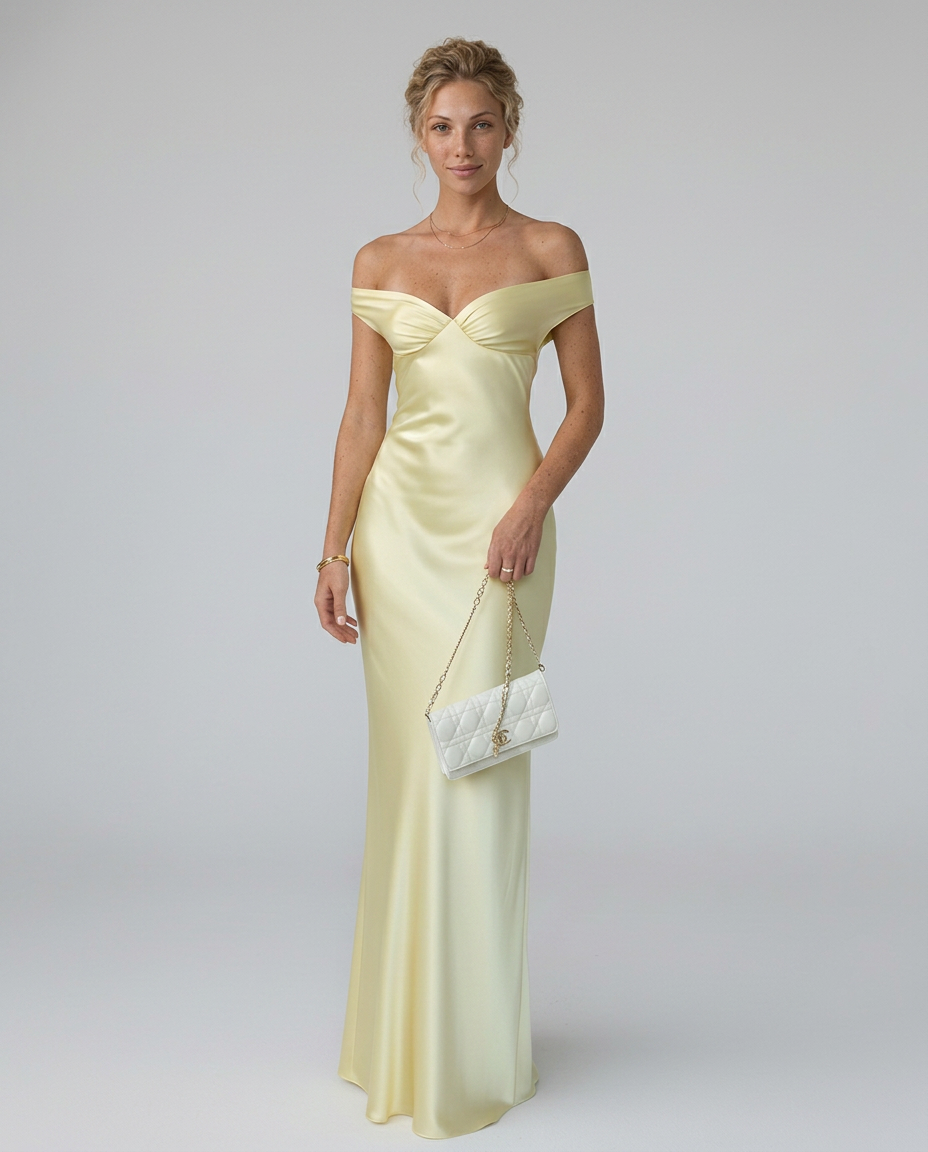 EVIE | Off Shoulder Bodycon Maxi Dress