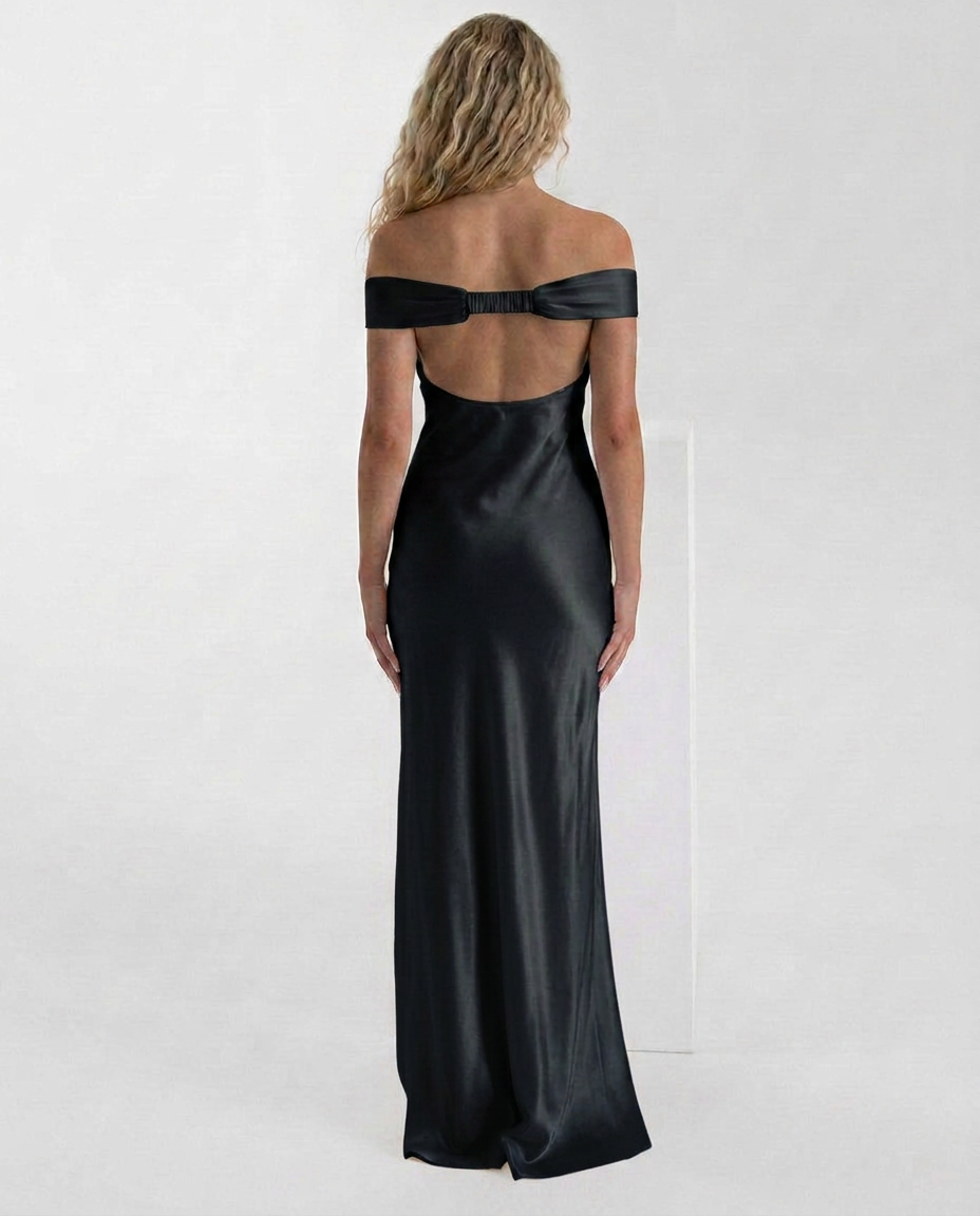 EVIE | Off Shoulder Bodycon Maxi Dress