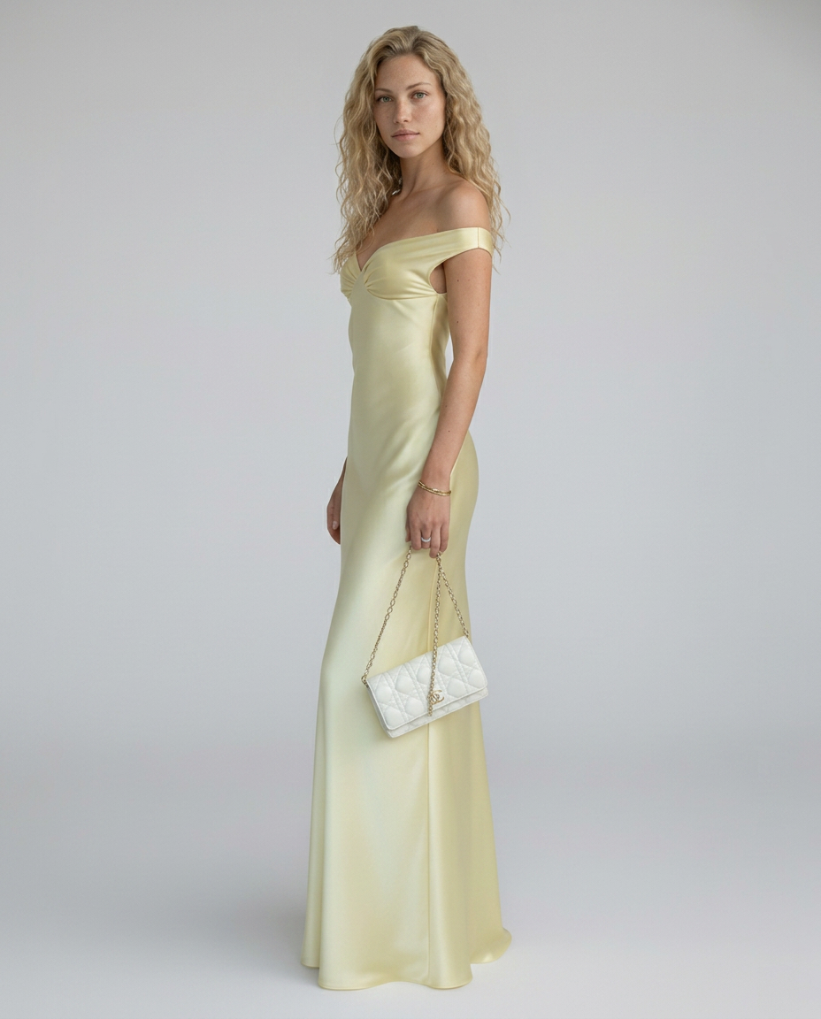 EVIE | Off Shoulder Bodycon Maxi Dress