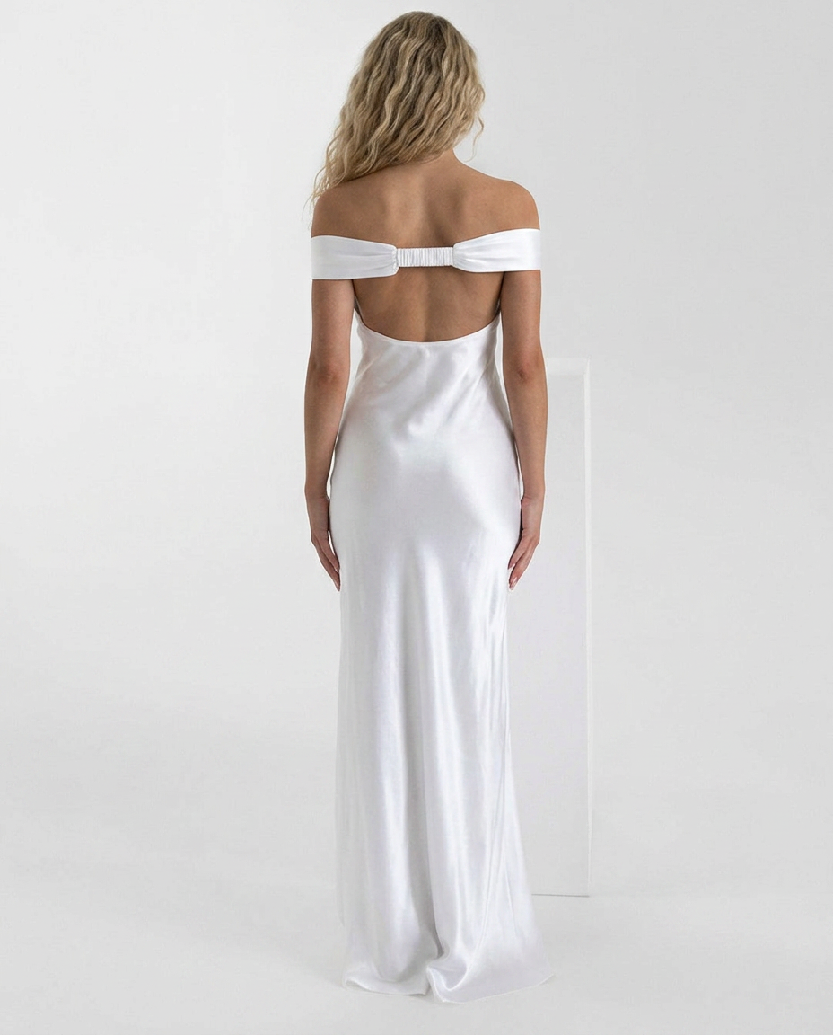 EVIE | Off Shoulder Bodycon Maxi Dress
