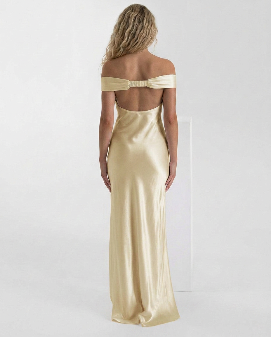 EVIE | Off Shoulder Bodycon Maxi Dress