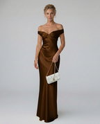 EVIE | Off Shoulder Bodycon Maxi Dress