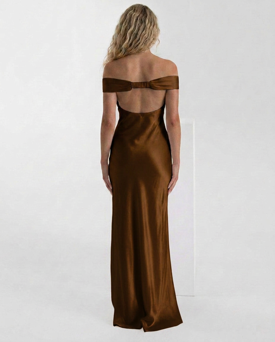 EVIE | Off Shoulder Bodycon Maxi Dress
