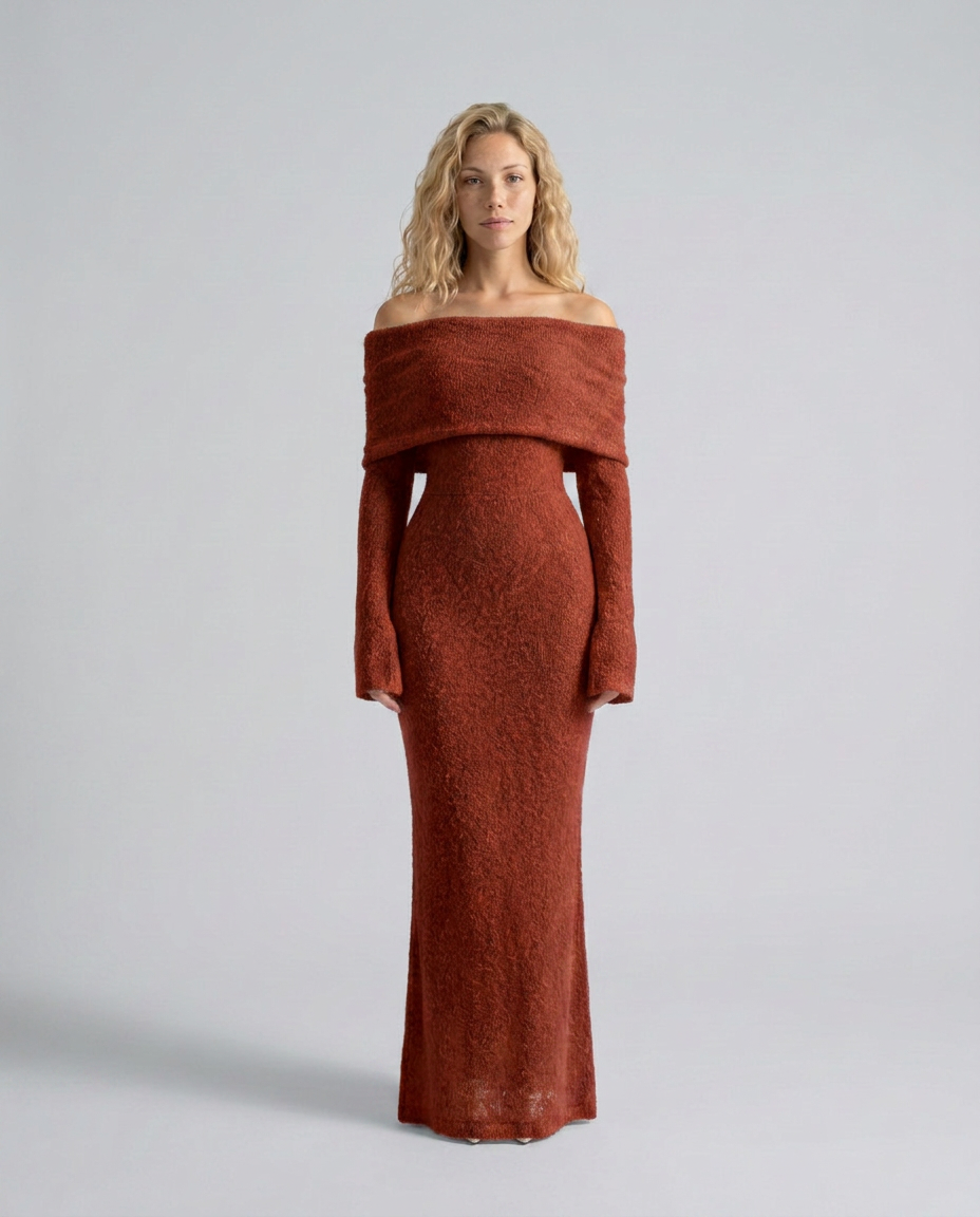 EVIE | Off Shoulder Bodycon Maxi Dress