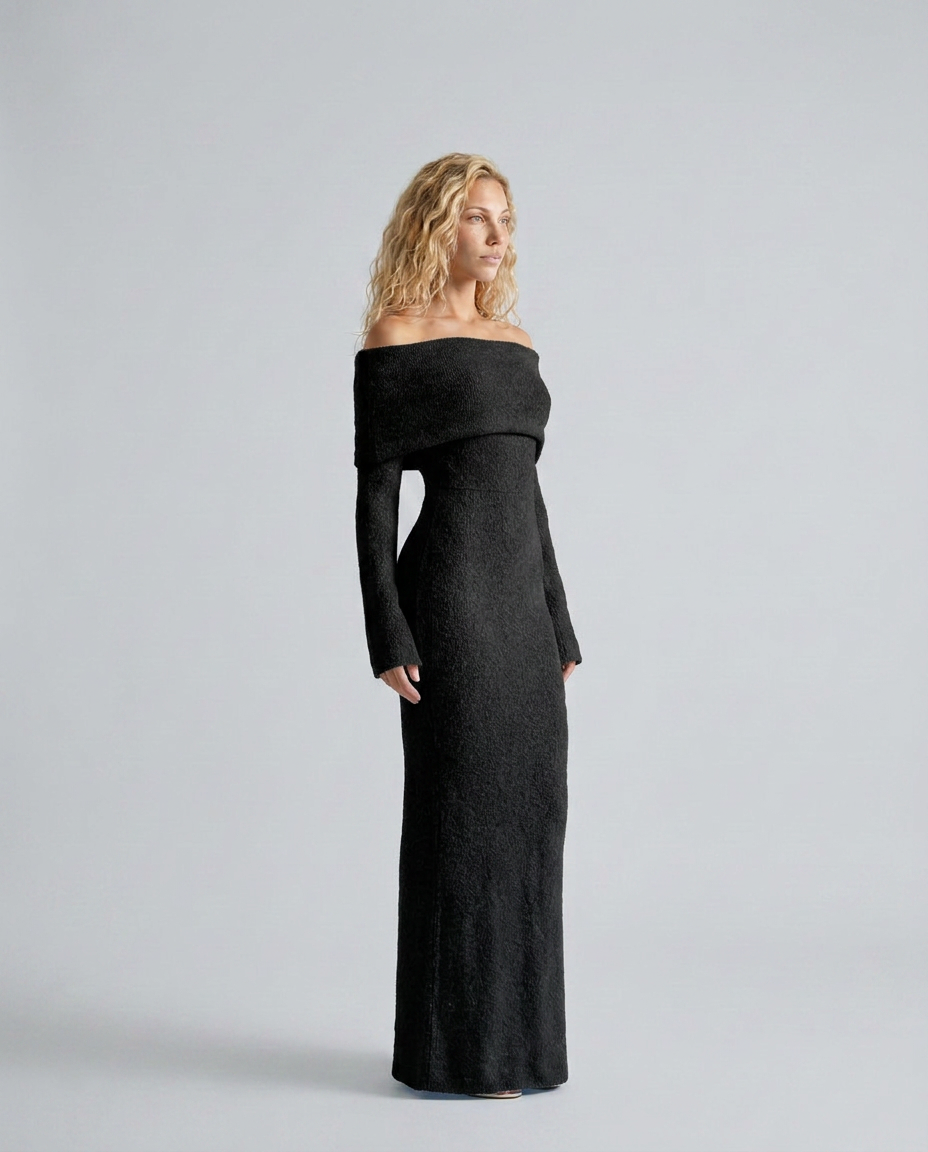 EVIE | Off Shoulder Bodycon Maxi Dress
