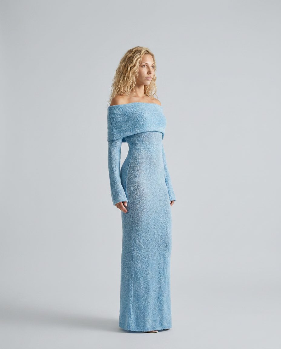 EVIE | Off Shoulder Bodycon Maxi Dress