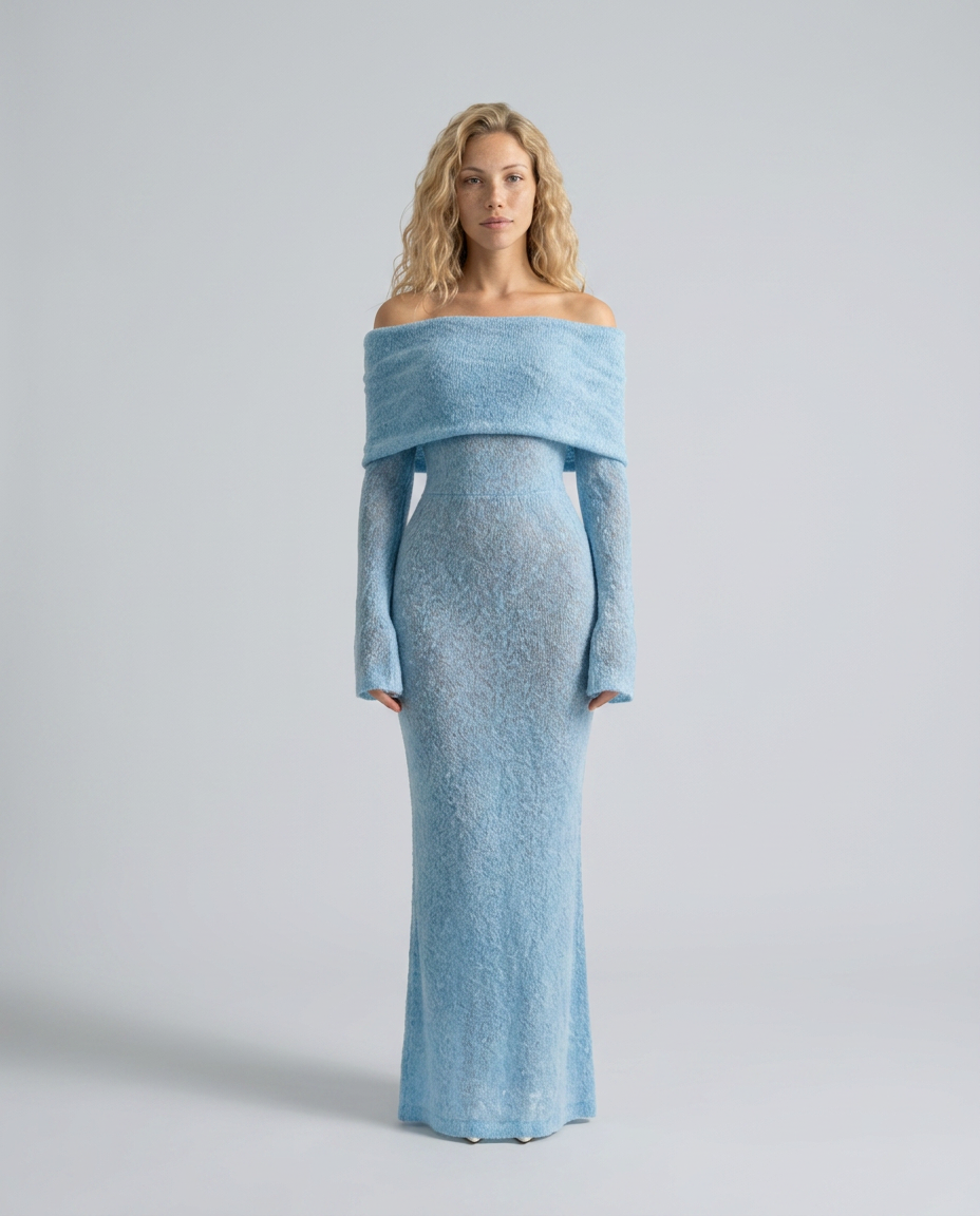 EVIE | Off Shoulder Bodycon Maxi Dress