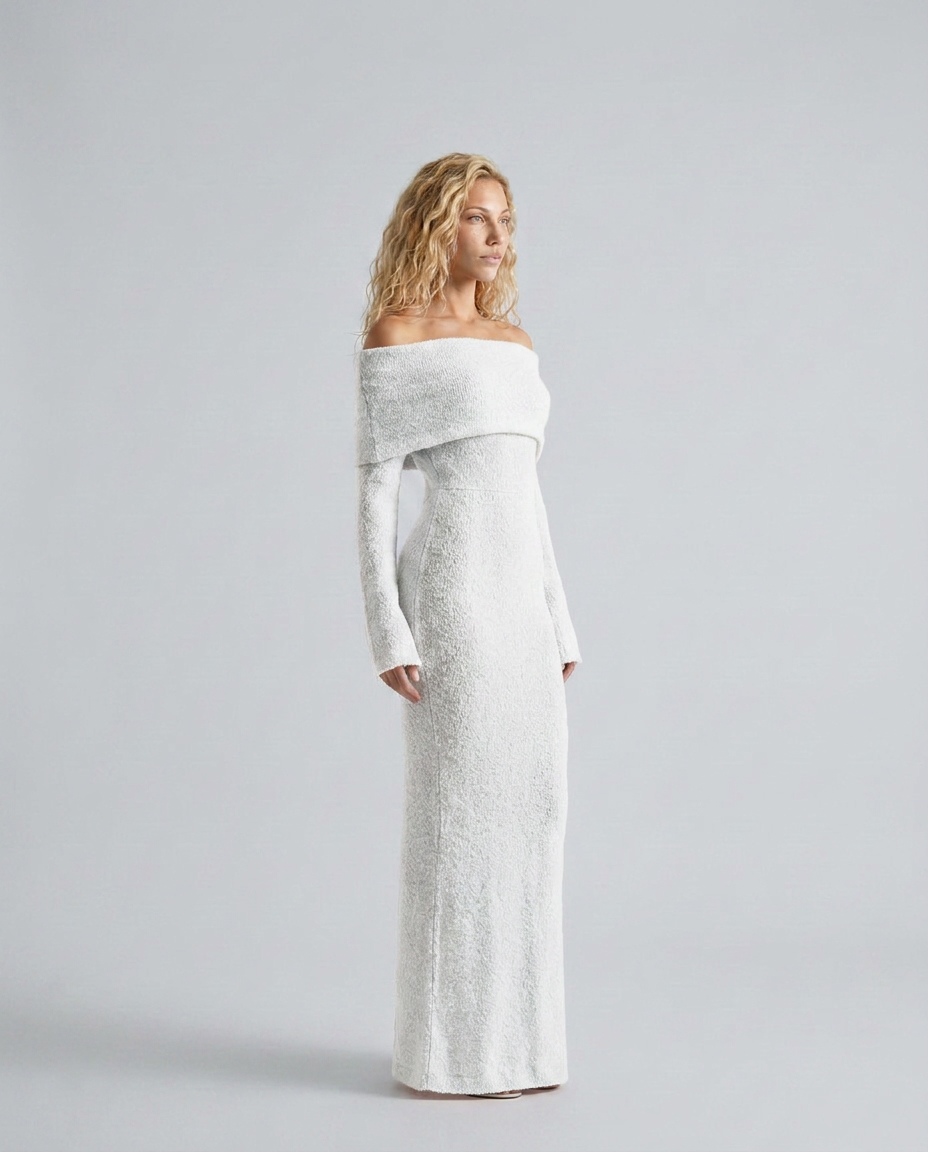 EVIE | Off Shoulder Bodycon Maxi Dress