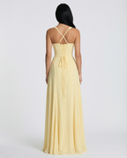 EVIE | Corset Lace-Up Back Maxi Dress
