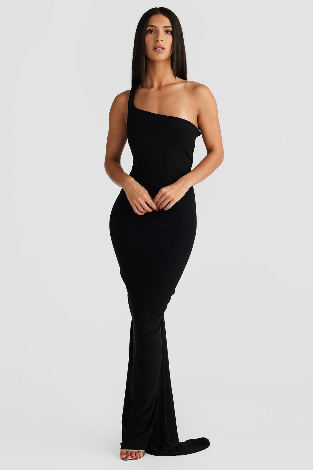 EVIE | One Shoulder Backless Bodycon Maxi Dress