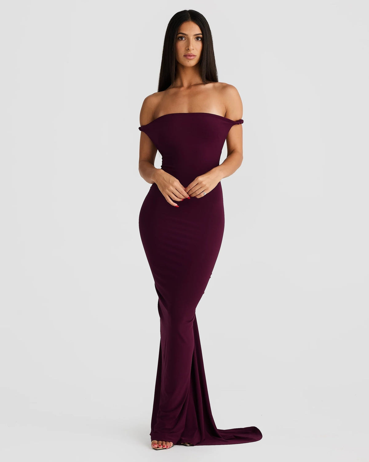 EVIE | One Shoulder Backless Bodycon Maxi Dress