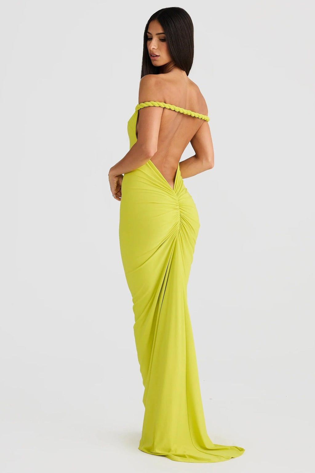 EVIE | One Shoulder Backless Bodycon Maxi Dress