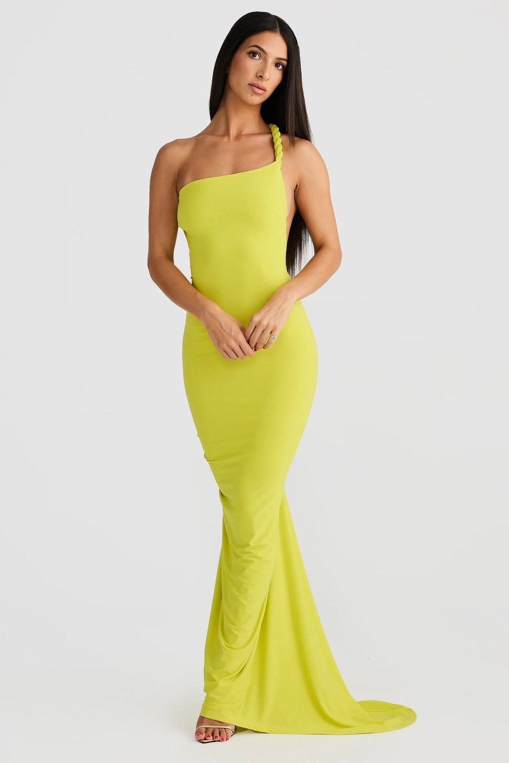 EVIE | One Shoulder Backless Bodycon Maxi Dress