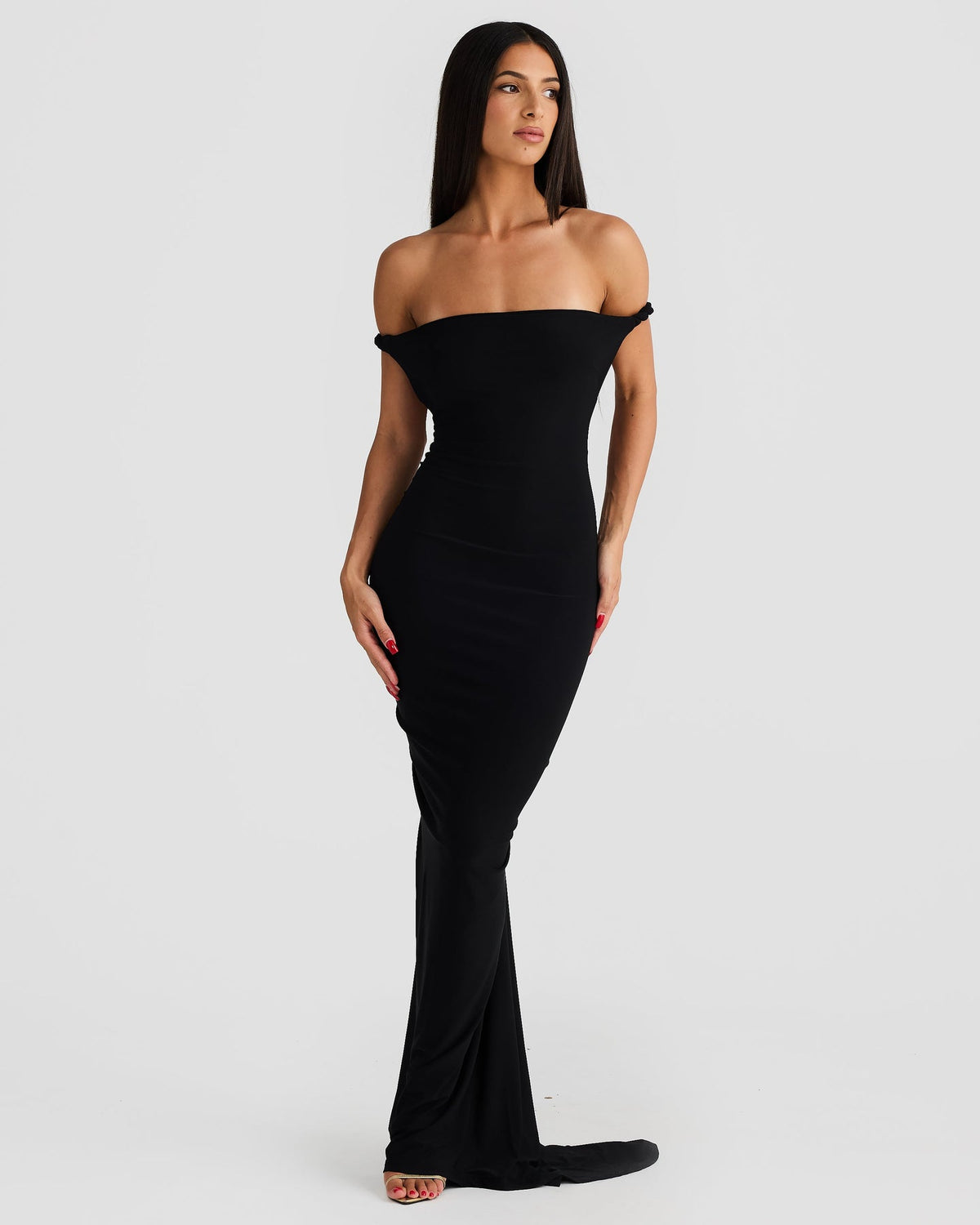 EVIE | One Shoulder Backless Bodycon Maxi Dress