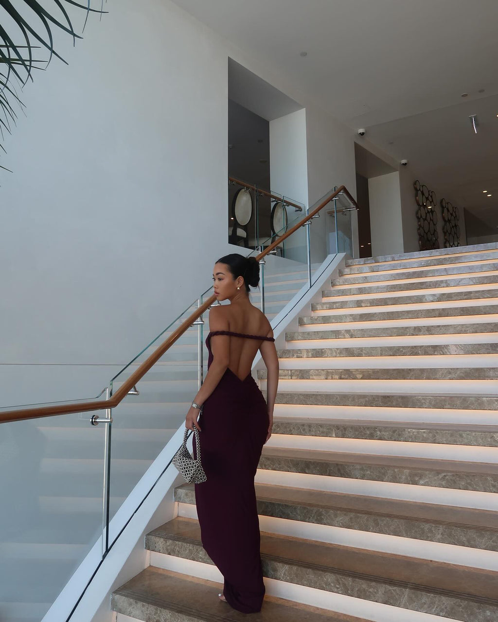 EVIE | One Shoulder Backless Bodycon Maxi Dress