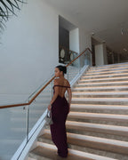 EVIE | One Shoulder Backless Bodycon Maxi Dress