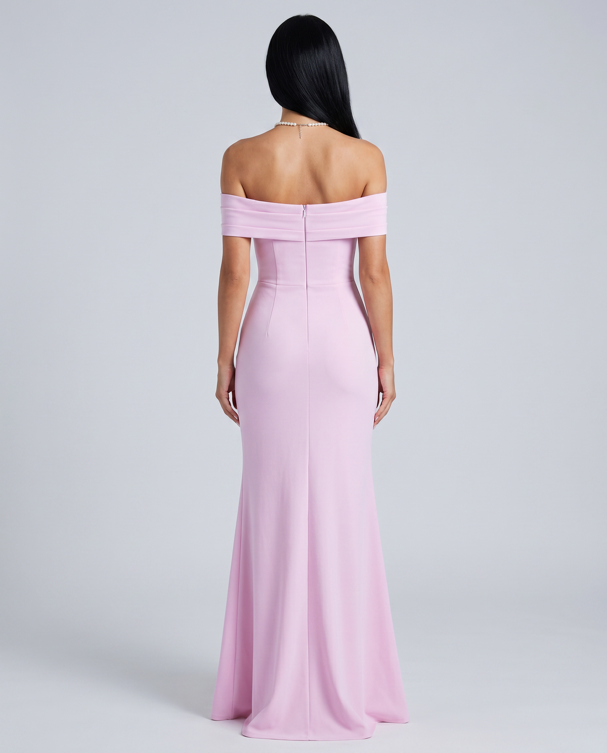 EVIE | Off Shoulder High Slit Bodycon Maxi Dress