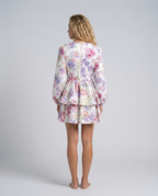 EVIE | Tiered Peplum Mini Dress