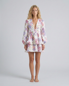 EVIE | Tiered Peplum Mini Dress