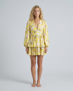 EVIE | Tiered Peplum Mini Dress