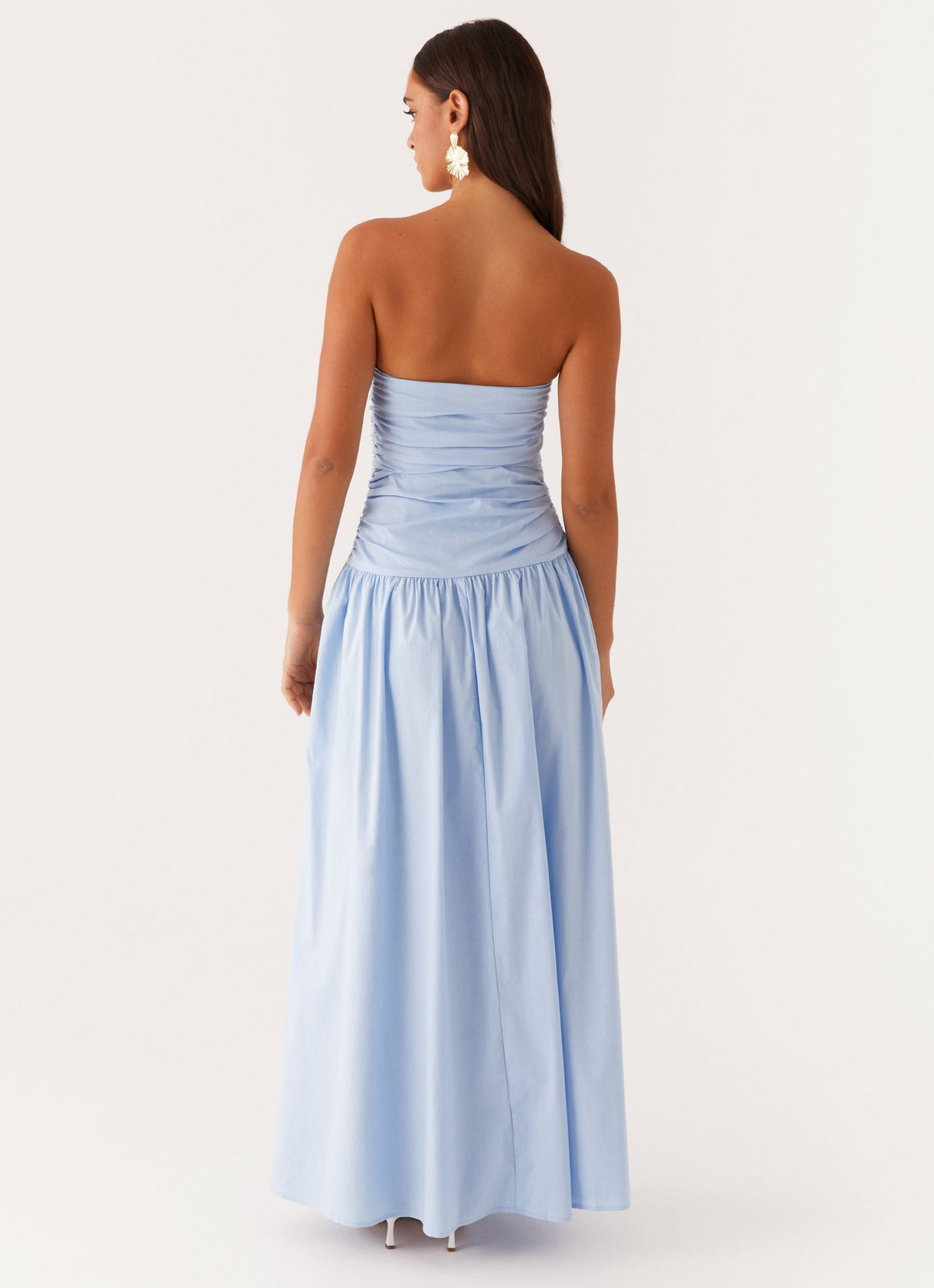 EVIE | Cowl Neck Slinky Bias Cut Maxi Dress