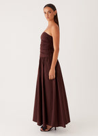 EVIE | Cowl Neck Slinky Bias Cut Maxi Dress