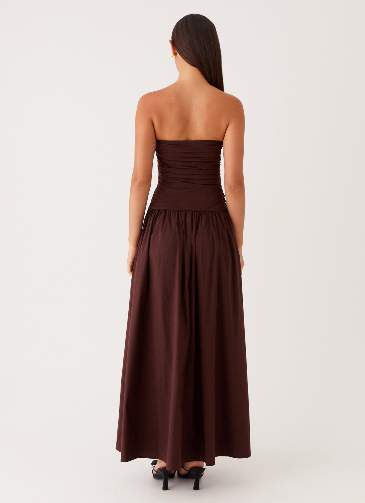 EVIE | Cowl Neck Slinky Bias Cut Maxi Dress
