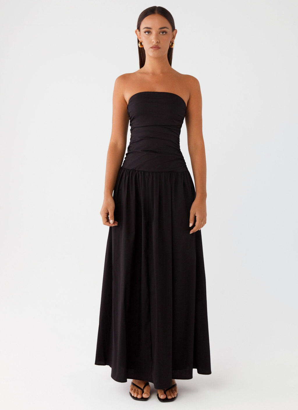 EVIE | Cowl Neck Slinky Bias Cut Maxi Dress
