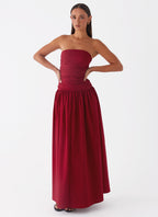 EVIE | Cowl Neck Slinky Bias Cut Maxi Dress