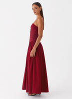 EVIE | Cowl Neck Slinky Bias Cut Maxi Dress