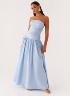 EVIE | Cowl Neck Slinky Bias Cut Maxi Dress