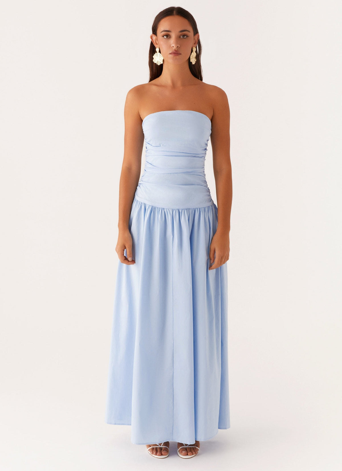 EVIE | Cowl Neck Slinky Bias Cut Maxi Dress