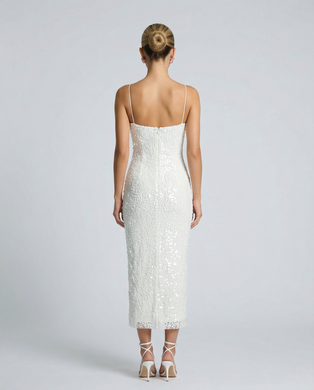 EVIE | Sequin Bodycon Midi Dress