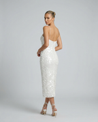 EVIE | Sequin Bodycon Midi Dress