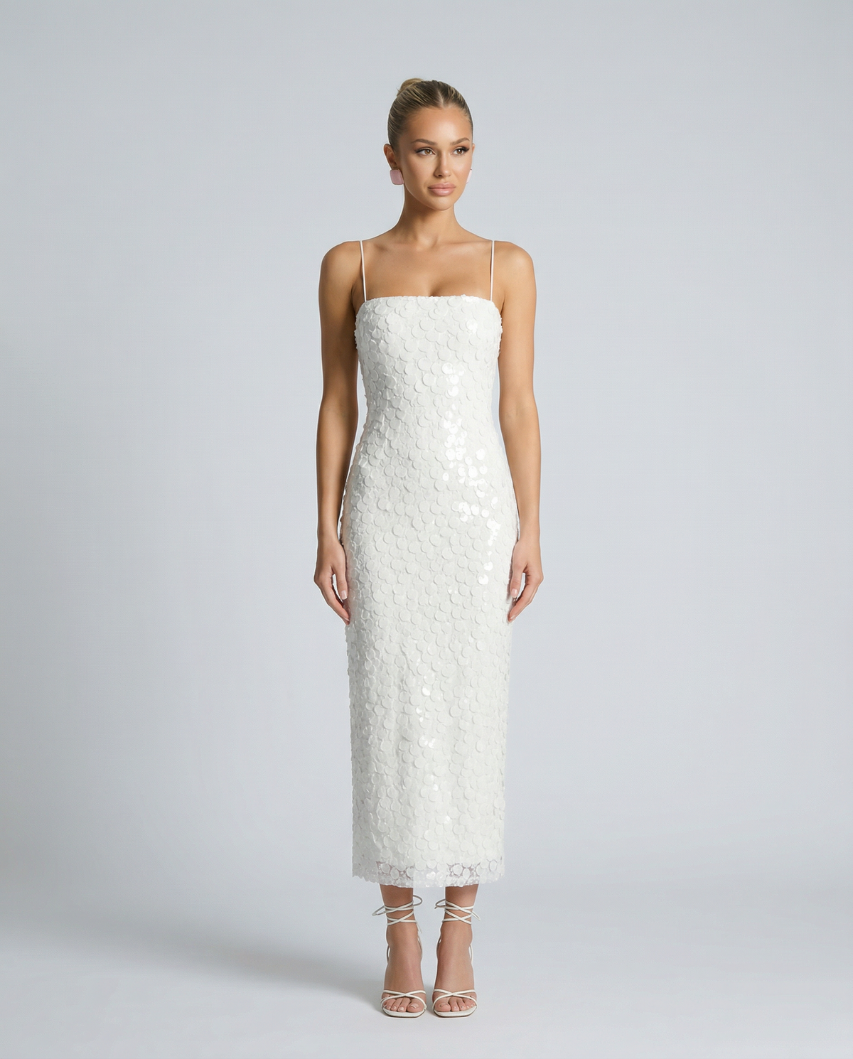 EVIE | Sequin Bodycon Midi Dress