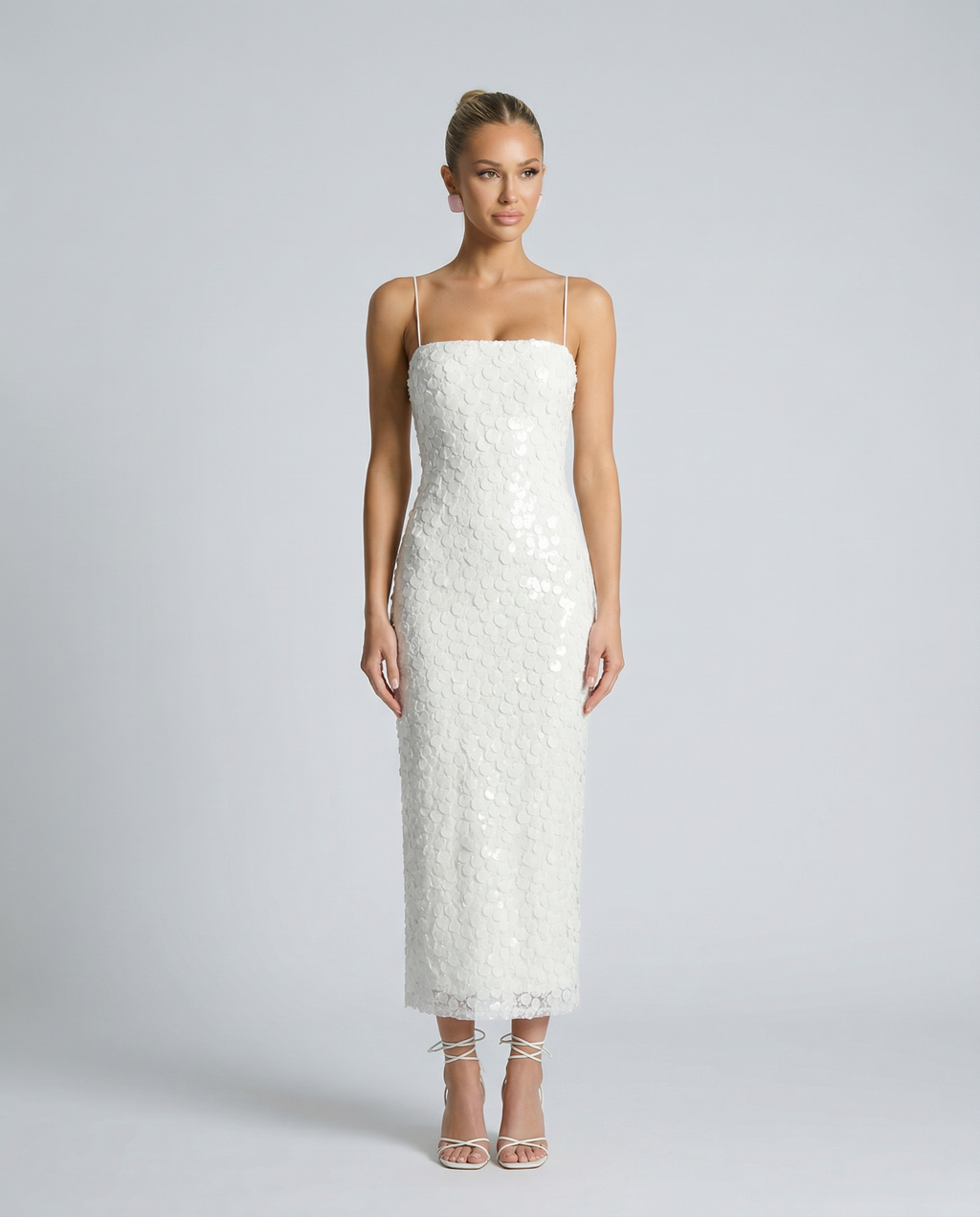 EVIE | Sequin Bodycon Midi Dress