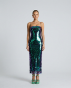 EVIE | Sequin Bodycon Midi Dress