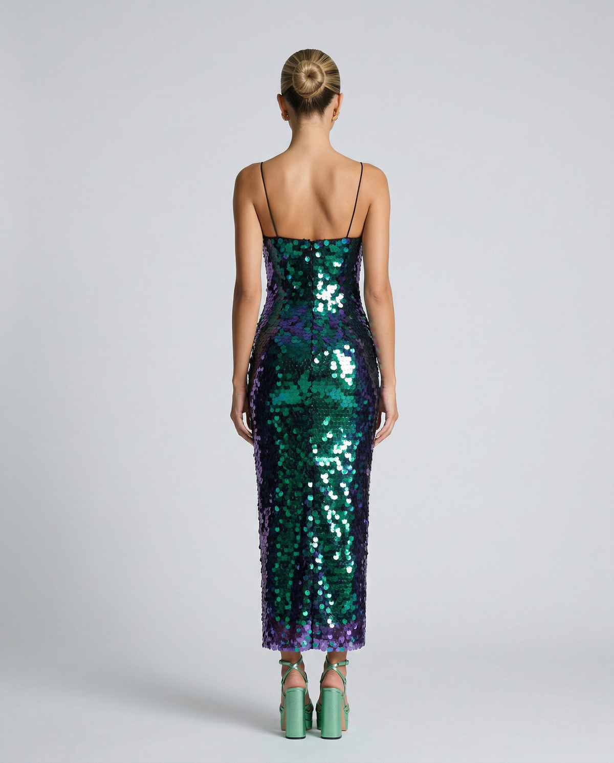 EVIE | Sequin Bodycon Midi Dress