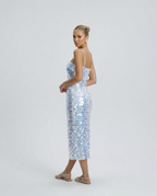 EVIE | Sequin Bodycon Midi Dress