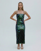 EVIE | Sequin Bodycon Midi Dress