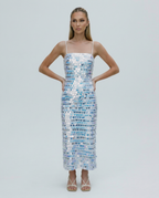 EVIE | Sequin Bodycon Midi Dress