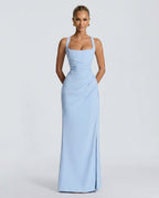 EVIE | Strapless Tiered Maxi Dress