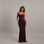 EVIE | Off Shoulder Strapless Formal Maxi Dress