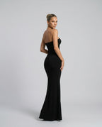 EVIE | Off Shoulder Strapless Formal Maxi Dress