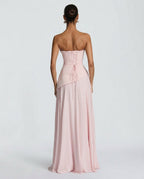 EVIE | One Shoulder Ruched Bodycon Maxi Dress