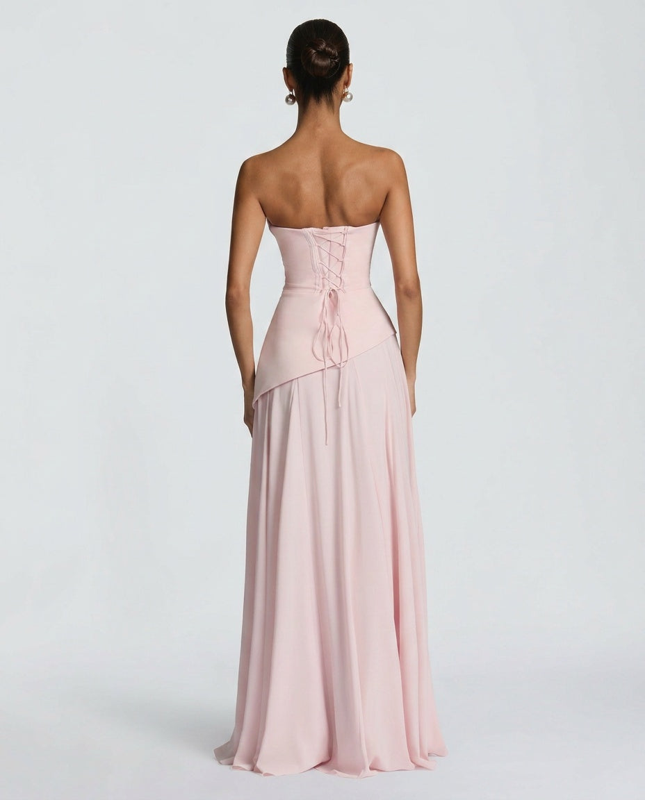 EVIE | One Shoulder Ruched Bodycon Maxi Dress