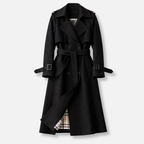 EVIE | Belted Tailored Long Trench Coat