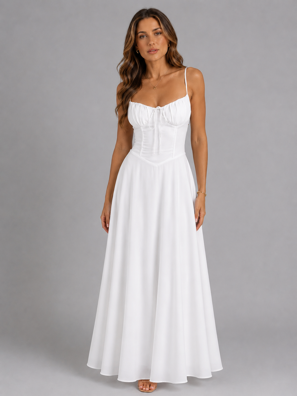 EVIE | Strappy Flowing Maxi Dress